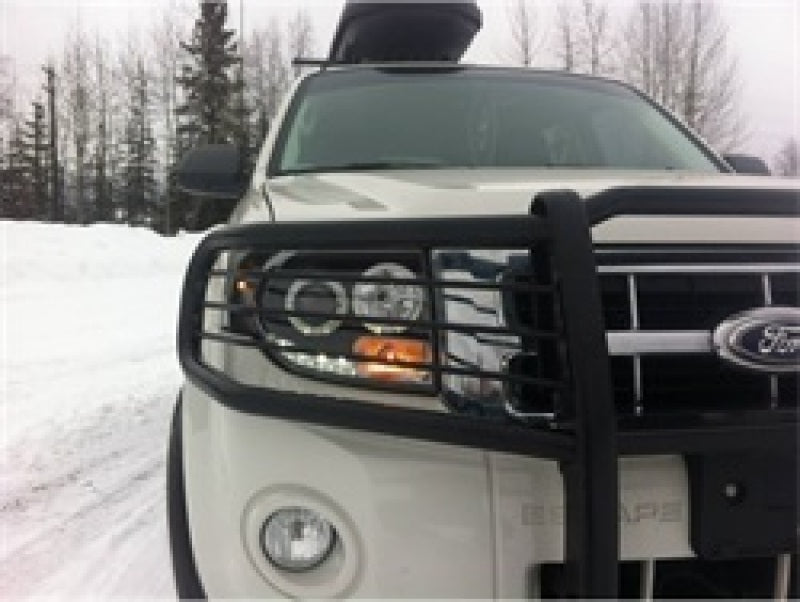 Spyder Ford Escape 08-12 Projector Headlights Halogen Model Only - DRL Black PRO-YD-FES08-DRL-BK SPYDER