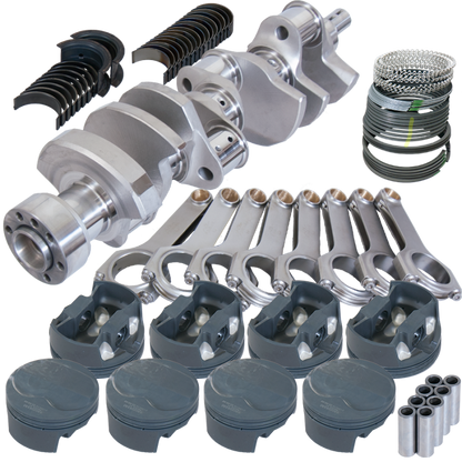 Eagle Chevy LT1 350 1Pc 3.750in Crank 6.000in H-Beam 6cc Dome 4.030in Pistons Rotating Assembly