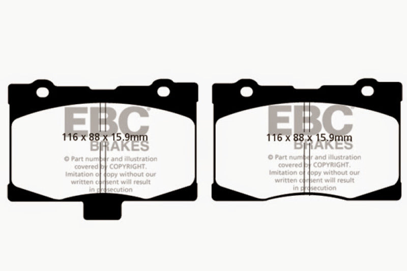 EBC Ultimax2 Front Brake Pads - UD1091 EBC