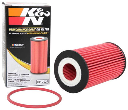 K&N Performance Oil Filter for 09-19 GM 1.4L / 1.6L / 1.8L w/ Hengst Filter Housing K&N Engineering