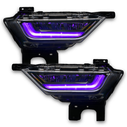 Oracle 21-22 Ford F-150 ColorSHIFT RGB+W Fog Light DRL Upgrade Kit w/ No Controller ORACLE Lighting