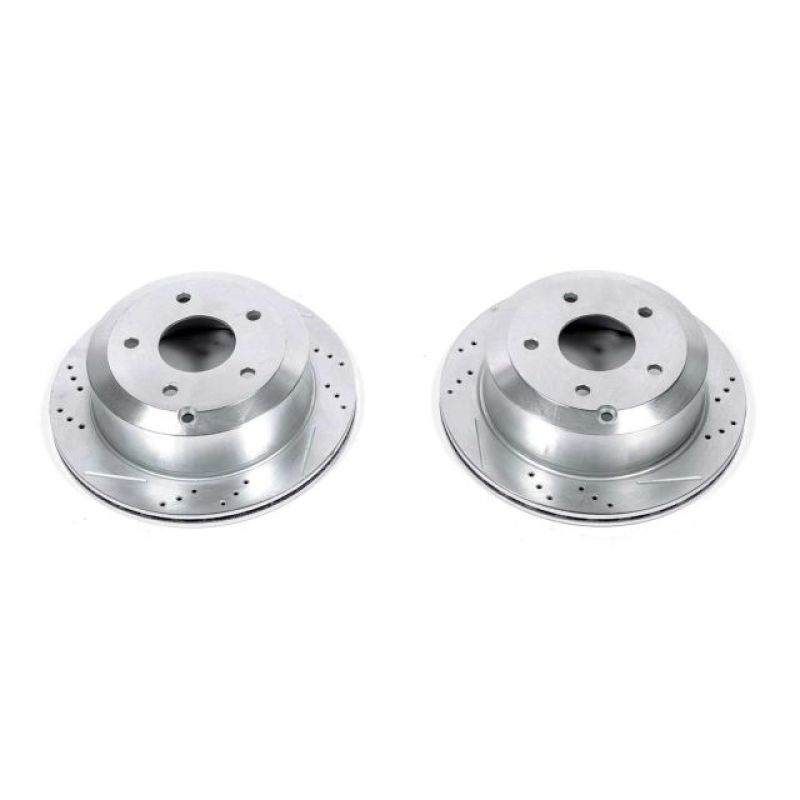 Power Stop 05-06 Pontiac GTO Rear Evolution Drilled & Slotted Rotors - Pair PowerStop