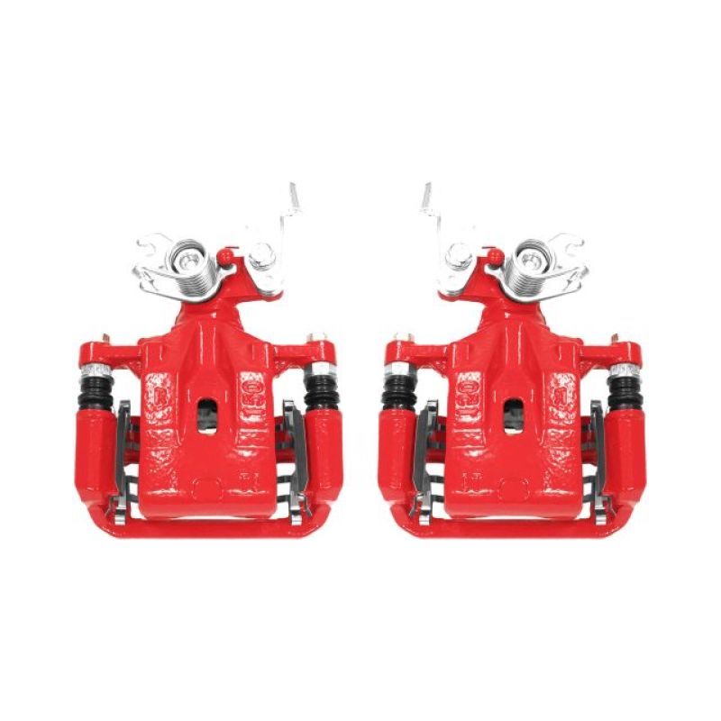 Power Stop 06-12 Ford Fusion Rear Red Calipers w/Brackets - Pair PowerStop