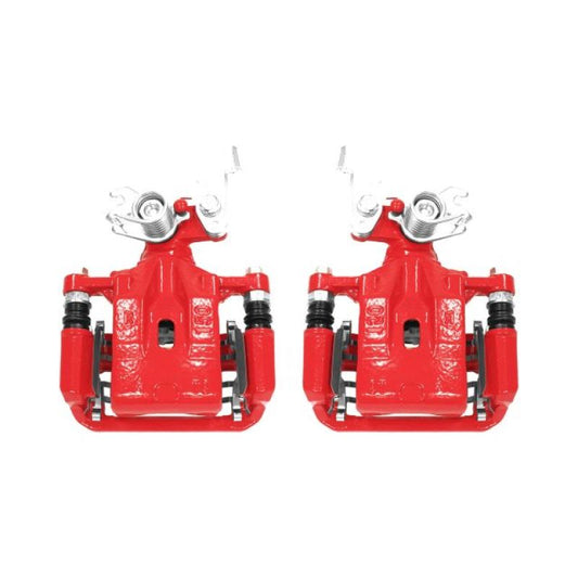 Power Stop 06-12 Ford Fusion Rear Red Calipers w/Brackets - Pair PowerStop