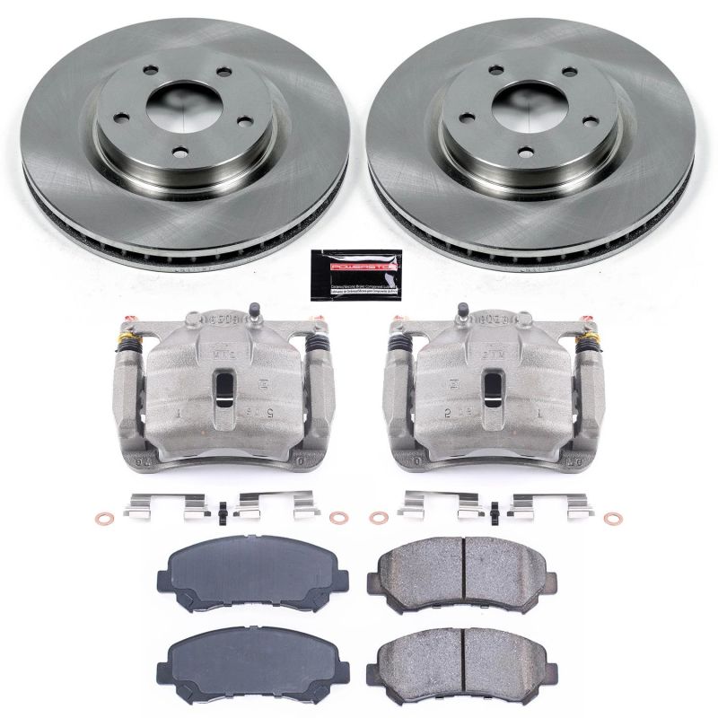 Power Stop 08-14 Nissan Rogue Front Autospecialty Brake Kit w/Calipers PowerStop