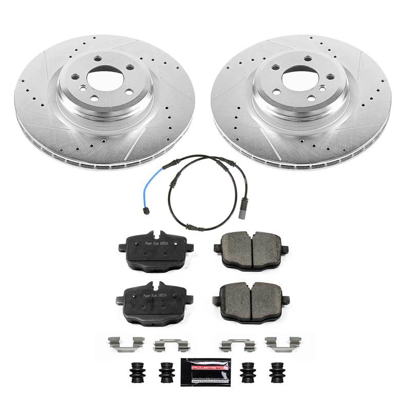 Power Stop 16-19 BMW Alpina B6 xDrive Gran Coupe Rear Z23 Evolution Brake Kit PowerStop