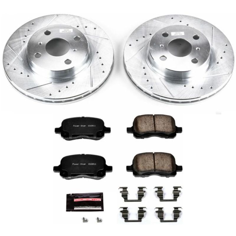 Power Stop 98-02 Chevrolet Prizm Front Z23 Evolution Sport Brake Kit PowerStop