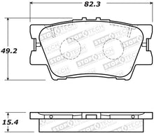 Load image into Gallery viewer, StopTech Premium Ceramic Rear Brake Pads - 308.16320