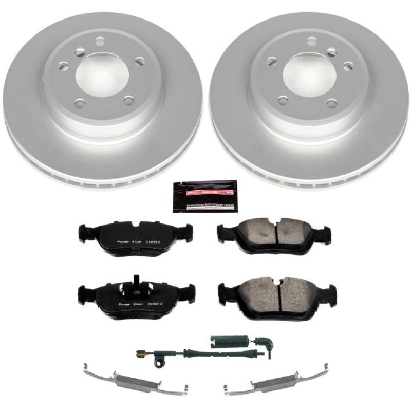 Power Stop 2000 BMW 323i Front Z23 Evolution Sport Coated Brake Kit PowerStop