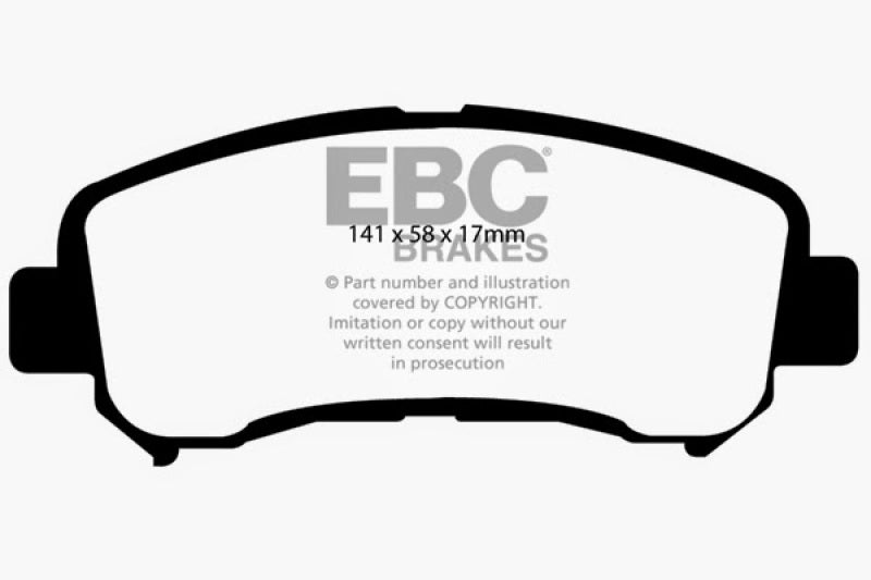 EBC GreenStuff Front Brake Pads - DP61954 EBC