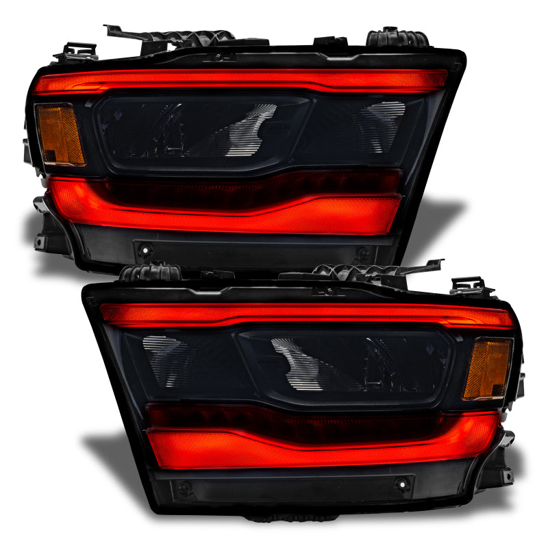 Oracle 19-21 Dodge RAM 1500 RGB+W Headlight DRL Upgrade Kit - Reflector LED Headlights - ColorSHIFT