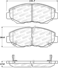 Load image into Gallery viewer, StopTech Premium Ceramic Brake Pads - 308.09141