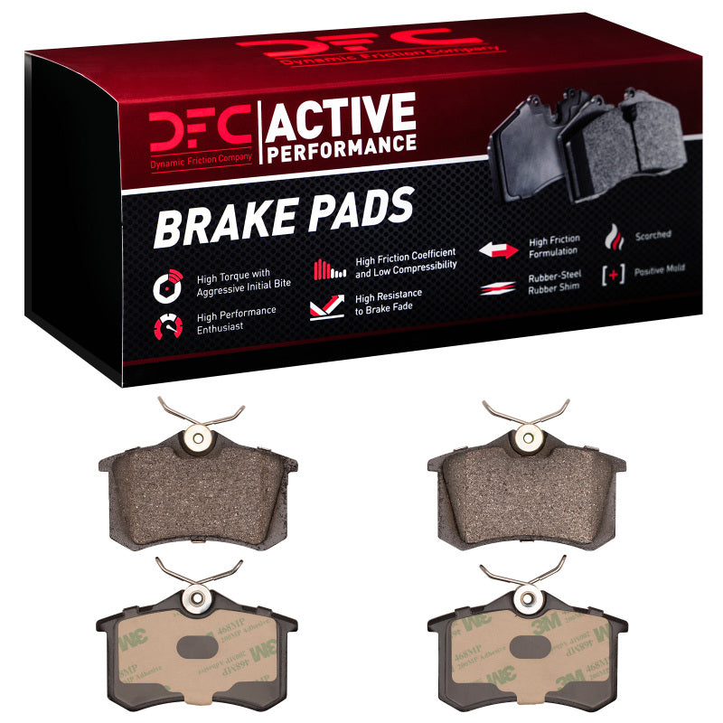 DFC 85-16 Volkswagen Golf Rear Low Metallic Active Performance Brake Pads