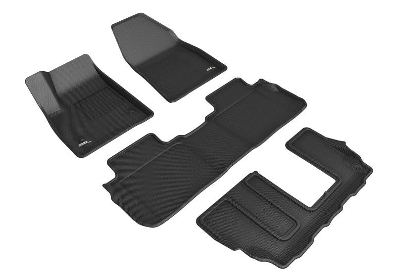 3D MAXpider KAGU 1st-3rd Row Floor Mats for Cadillac XT6 7-Seat 2020-2025 - L1CD02201509