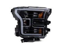 Load image into Gallery viewer, Raxiom 15-17 Ford F-150 G3 Projector Headlights w/ LED Accent- Blk Housing (Clear Lens)