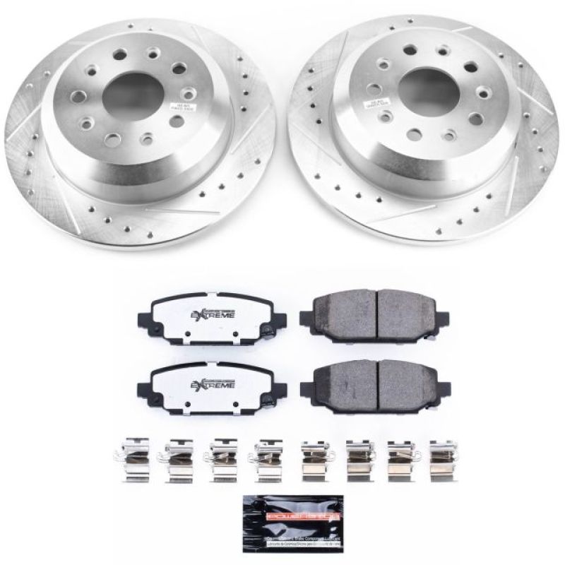 Power Stop 18-19 Jeep Wrangler Rear Z36 Truck & Tow Brake Kit PowerStop