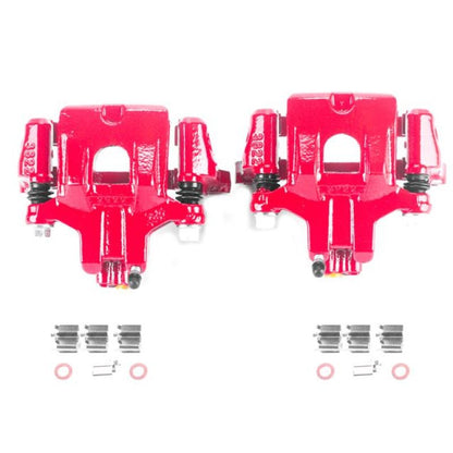 Power Stop 00-04 Toyota Avalon Rear Red Calipers w/Brackets - Pair PowerStop