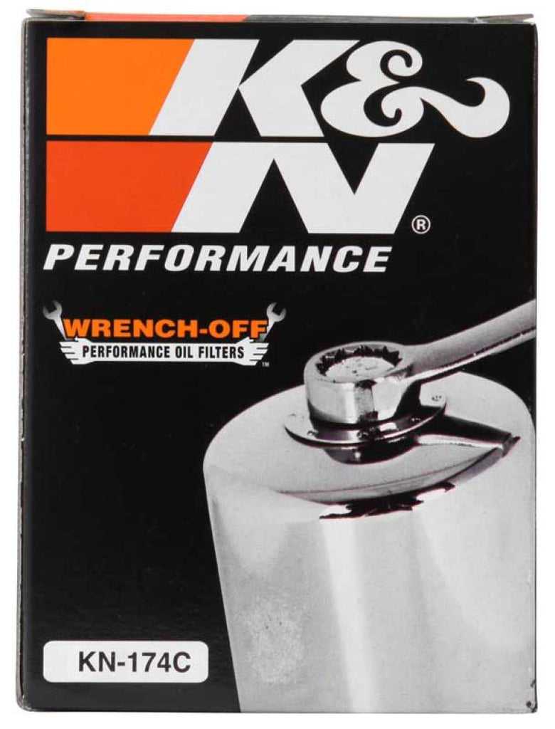 K&N Oil Filter 02-10 Harley Davidson VRSC 3in OD x 3.844in Height