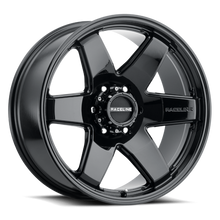 Load image into Gallery viewer, Raceline 942B Addict 17x9in / 6x139.7 BP / -12mm Offset / 106.1mm Bore - Gloss Black Wheel