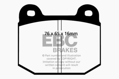EBC RedStuff Front Brake Pads - DP3197C EBC