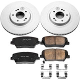 Power Stop 13-18 Hyundai Santa Fe Sport Front Z17 Evolution Geomet Coated Brake Kit