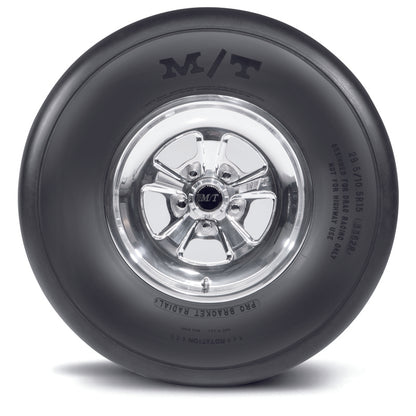 Mickey Thompson Pro Bracket Radial Tire - 28.0/10.5R17 X5 90000059990 Mickey Thompson