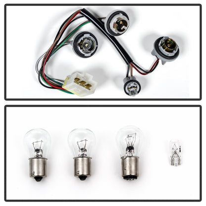 Xtune Nissan Hardbody Pickup/D21 1986-1997 Tail Lights OEM ALT-JH-NP86-OE-RC SPYDER