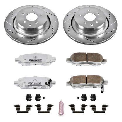 Power Stop 07-08 Infiniti G35 Rear Z26 Street Warrior Brake Kit PowerStop