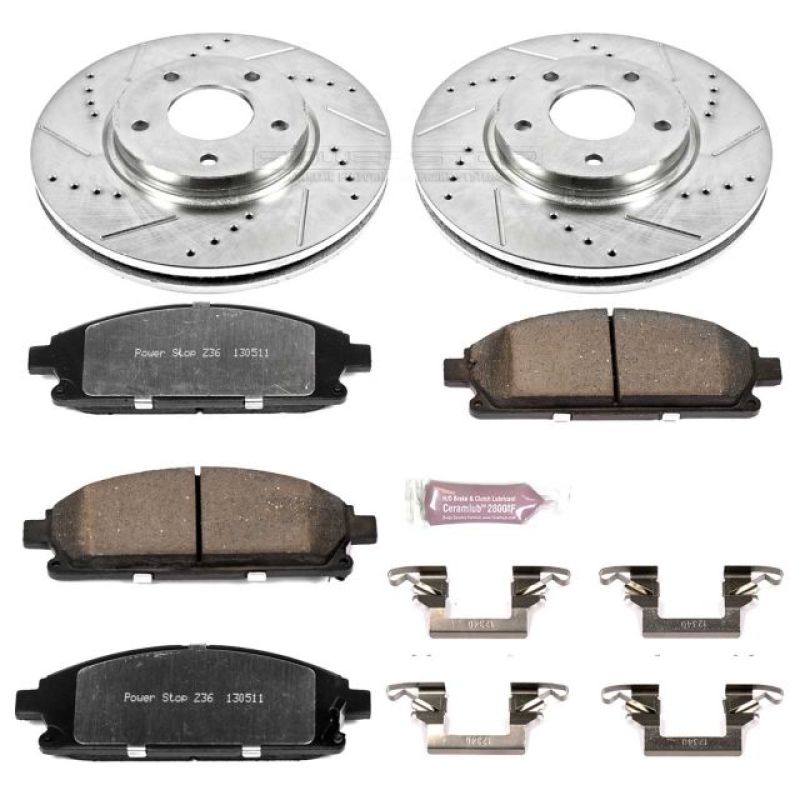Power Stop 04-09 Nissan Quest Front Z36 Truck & Tow Brake Kit PowerStop