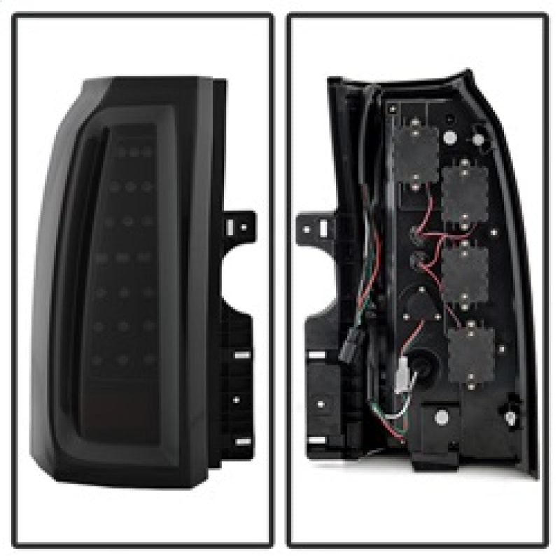 Spyder Chevy Tahoe / Suburban 15-17 LED Tail Lights - Black Smoke (ALT-YD-CTA15-LED-BSM) SPYDER