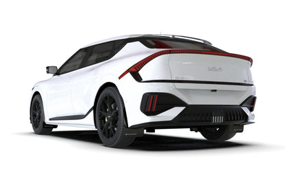 Rally Armor 25-26 Kia EV6 Base Light/GT/GT-Line Black Mud Flap - White Logo