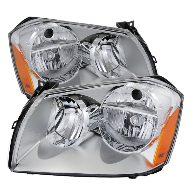 Xtune Dodge Magnum 05-07 Crystal Headlights Chrome HD-JH-DMAG05-AM-C SPYDER