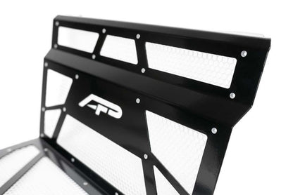 Agency Power AP-RZR-111-FGB-MWHT 14-18 Polaris RZR XP 1000 / XP Turbo Vented Engine Cover - Gloss Black/White Mesh