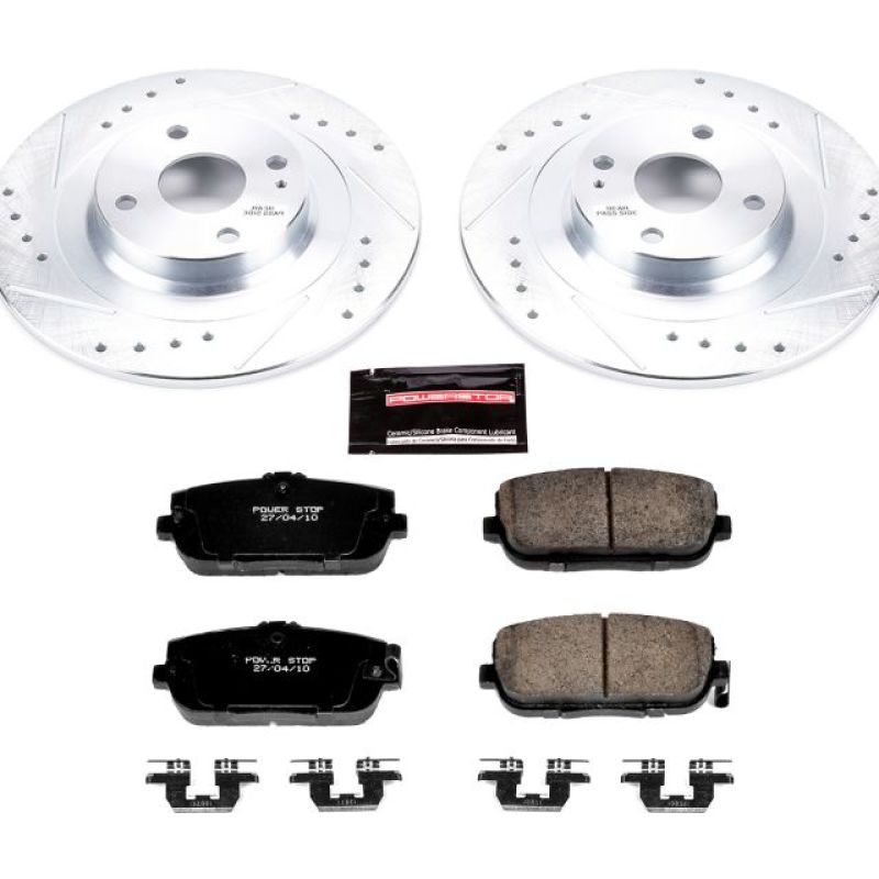 Power Stop 17-19 Fiat 124 Spider Rear Z23 Evolution Sport Brake Kit PowerStop
