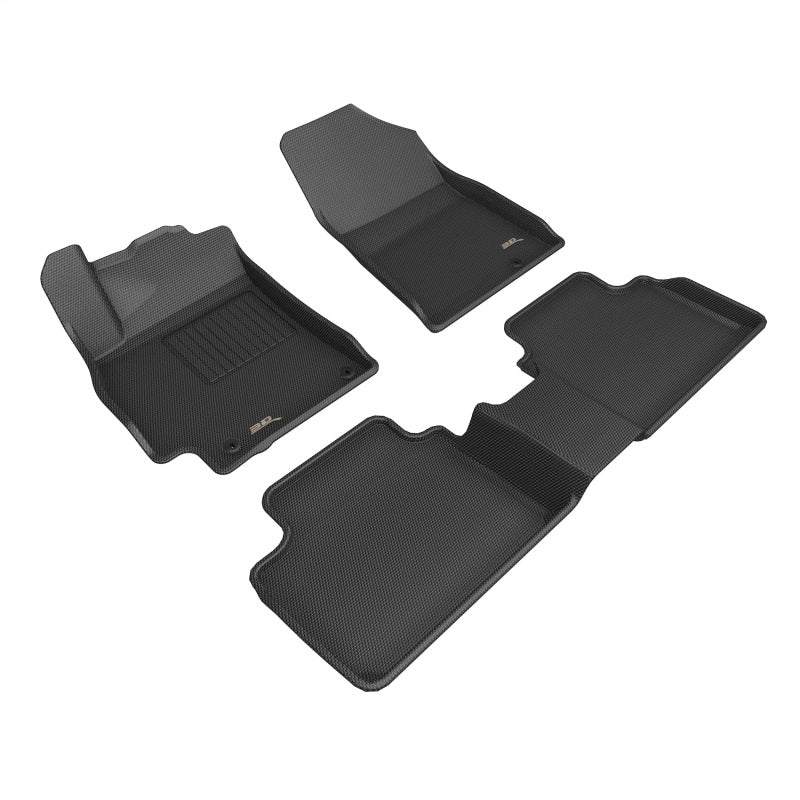 3D MAXpider KAGU 1st & 2nd Row Floor Mats for Kia K4 2025-2026 - L1KA09601509