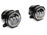 Raxiom 07-18 Jeep Wrangler JK Axial Series 4-In LED Fog Lights w/ RGB Halo