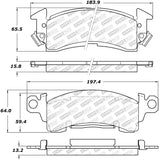 StopTech Street Disc Rear Brake Pads - 305.00520