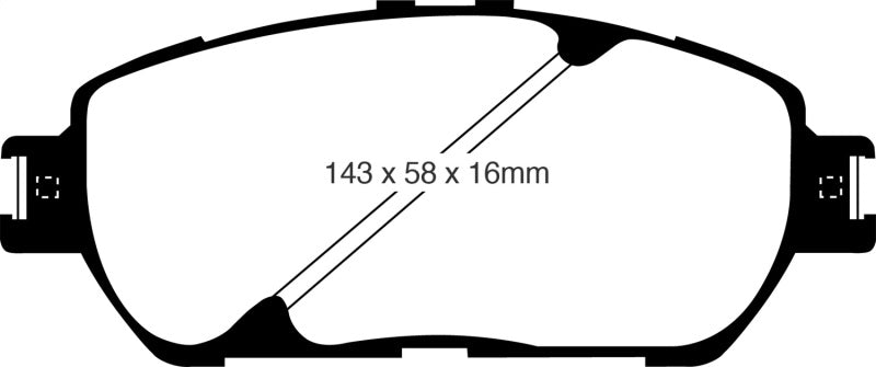 EBC RedStuff Front Brake Pads - DP31674C EBC