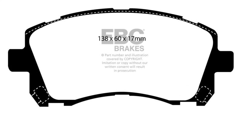 EBC BlueStuff Front Brake Pads - DP51134NDX EBC