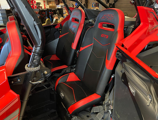 PRP Polaris RZR 570 GT3 Suspension Seats Kit (Pair) - Black & Gray A7301-PORXP-C50S-203