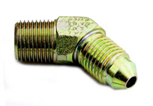 45 Male Elbow #3 to 1/8 NPT Steel Fitting A-1 PRODUCTS