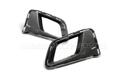 Anderson Composites 17-24 Camaro ZL1 1LE Carbon Fiber Front Bumper Air Ducts AC-ADB17CHCAMZL-LE