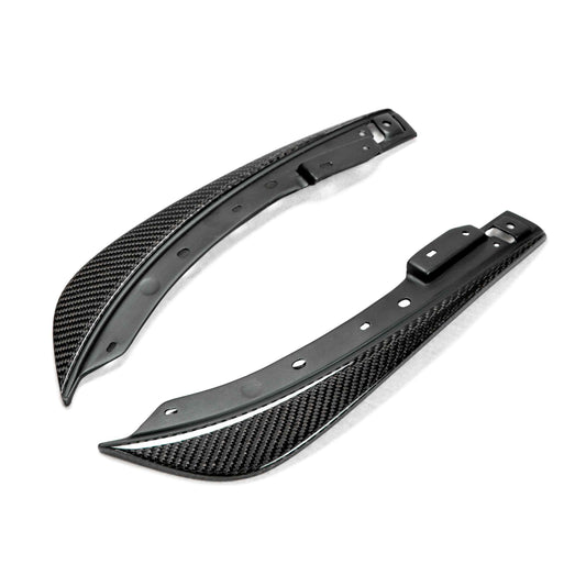 Anderson Composites 08-14 Challenger Carbon Fiber Front Bumper Canards (Pair) - AC-FBC0910DGCH-OE