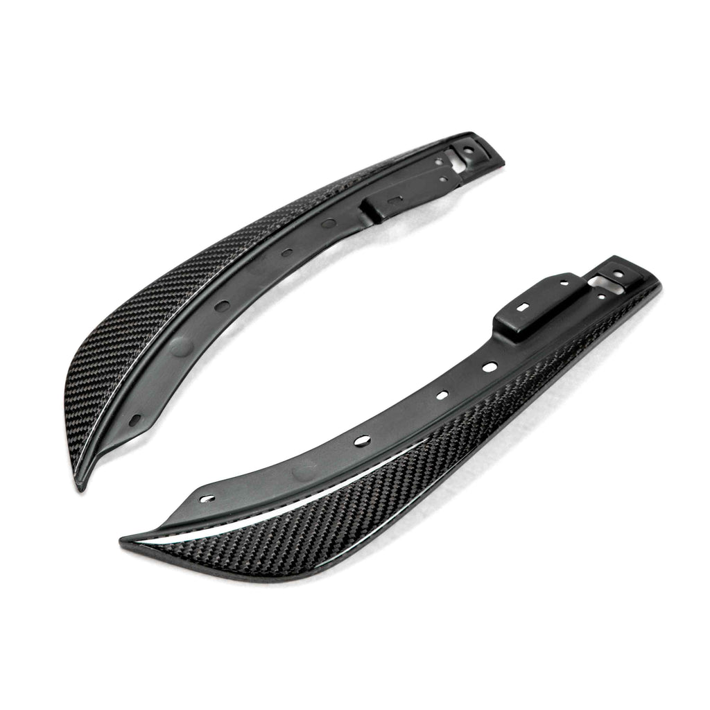 Anderson Composites 08-14 Challenger Carbon Fiber Front Bumper Canards (Pair) - AC-FBC0910DGCH-OE