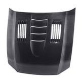 Anderson Composites 10-14 Mustang GT500 & 13-14 Mustang Carbon Fiber Heat Extractor Hood - AC-HD1011FDMU-SS