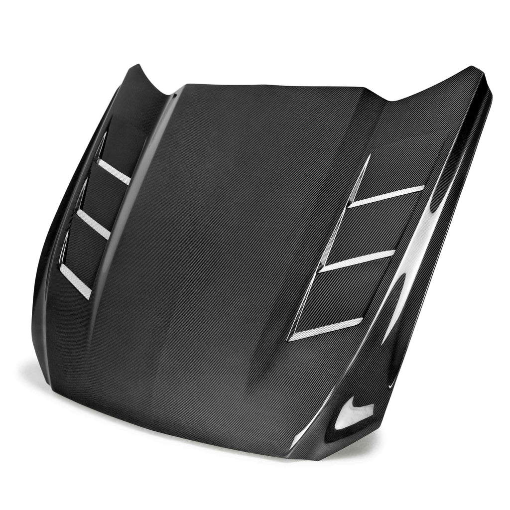 Anderson Composites 15-17 Mustang Carbon Fiber Heat Extractor Hood AC-HD15FDMU-SA-DS