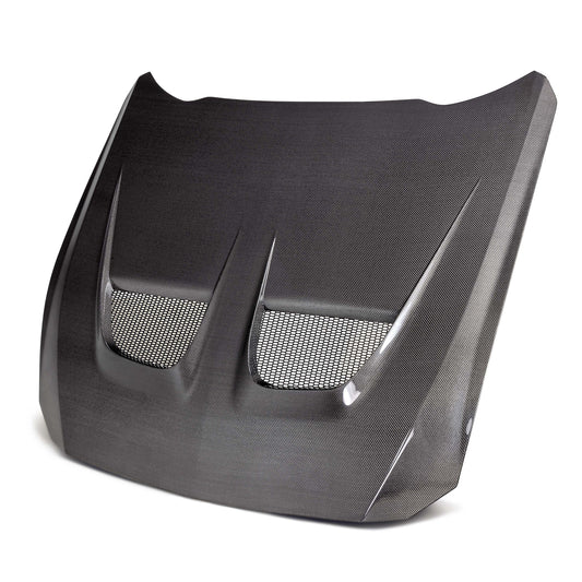 Anderson Composites 2024 Ford Mustang Type-GTD Double Sided Carbon Fiber Hood