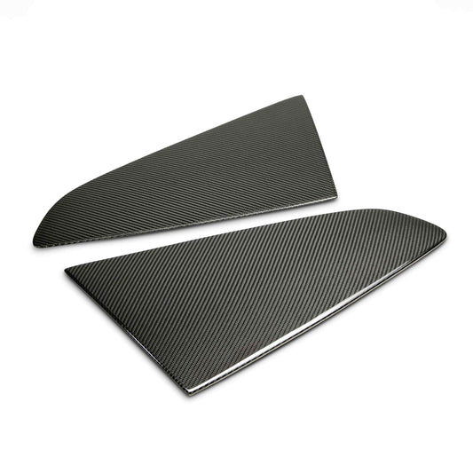 Anderson Composites 15-23 Mustang Carbon Fiber Flat Side Window Louvers AC-WL15FDMU-F