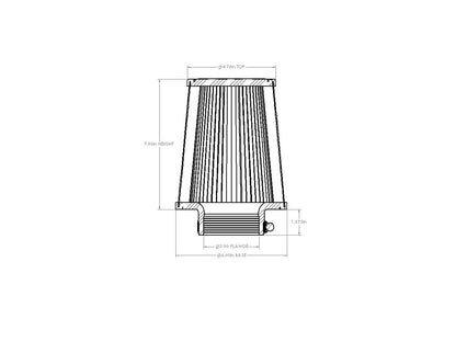 aFe D2 Universal Air Filter 3in x 6in x 4-3/4in x 7in - 21-30018V