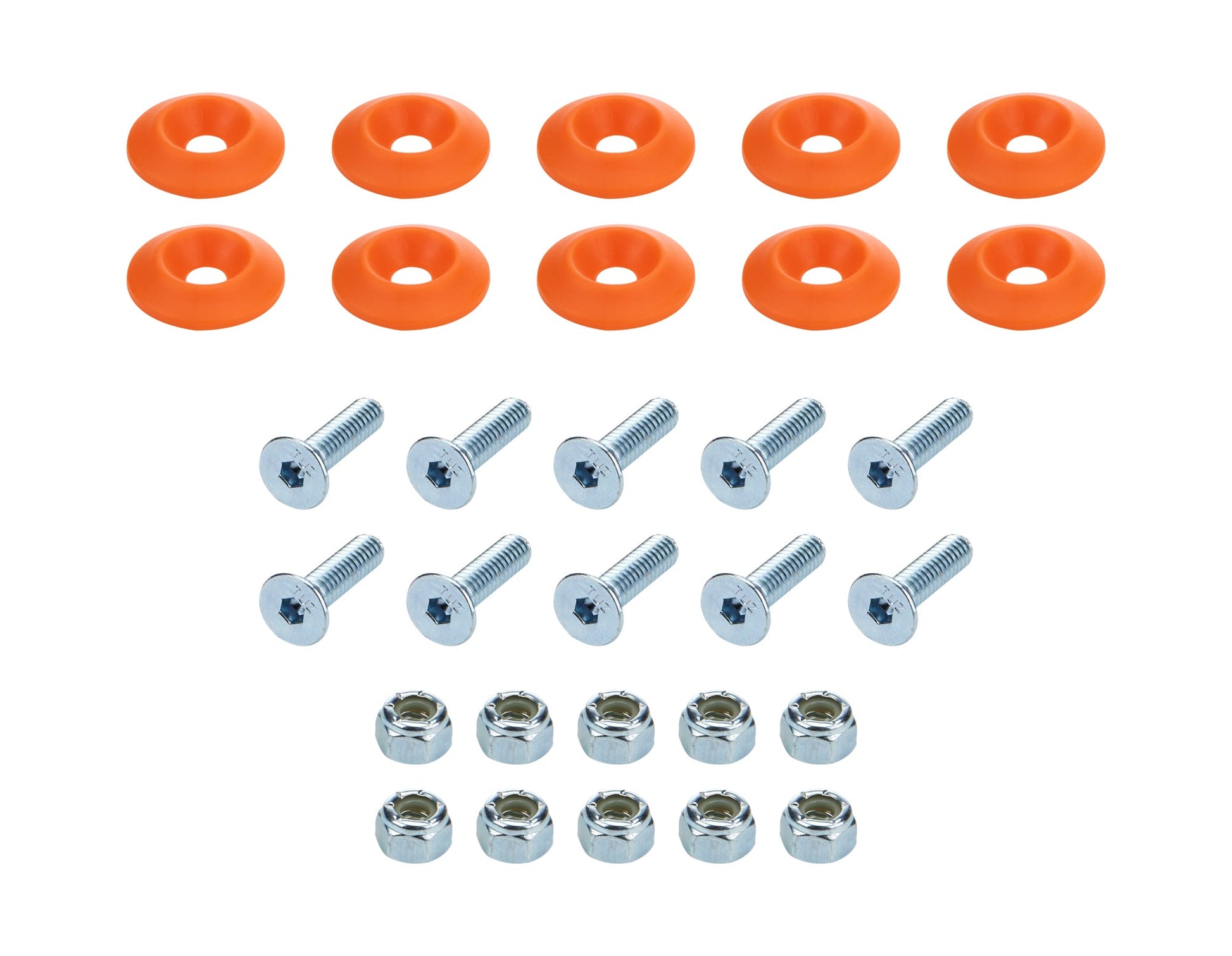 Countersunk Bolt Kit Orange 10pk ALLSTAR PERFORMANCE